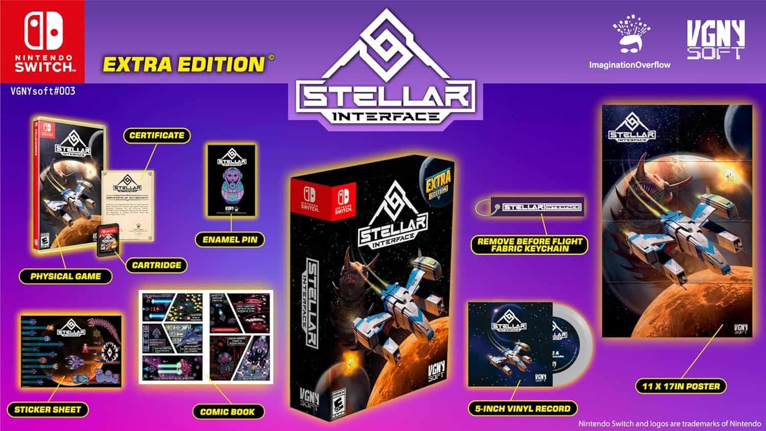 Stellar Interface Extra Edition game box with accessories and artwork.