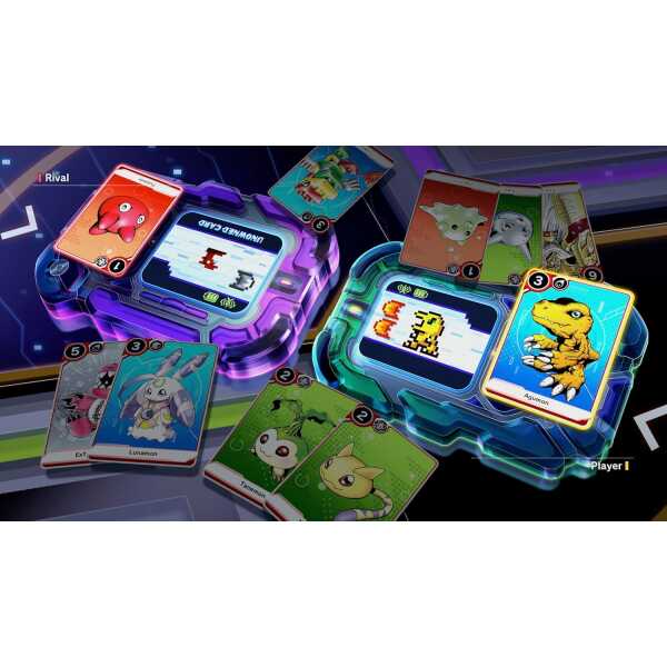 Digital Tamagotchi toys with colorful screens and interactive pet characters.