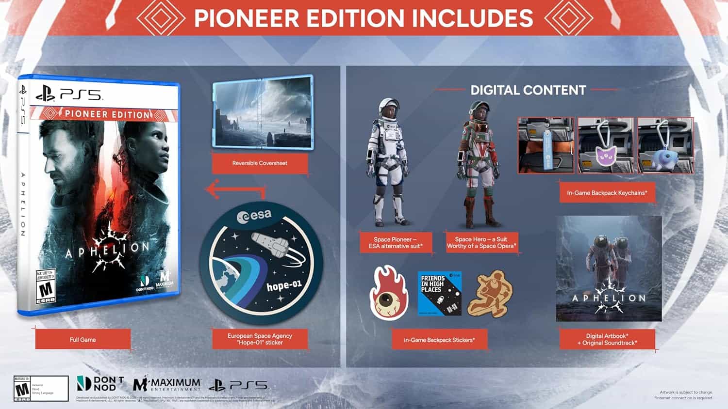 Gameware Apollo edition with space-themed game and digital content for PS5.