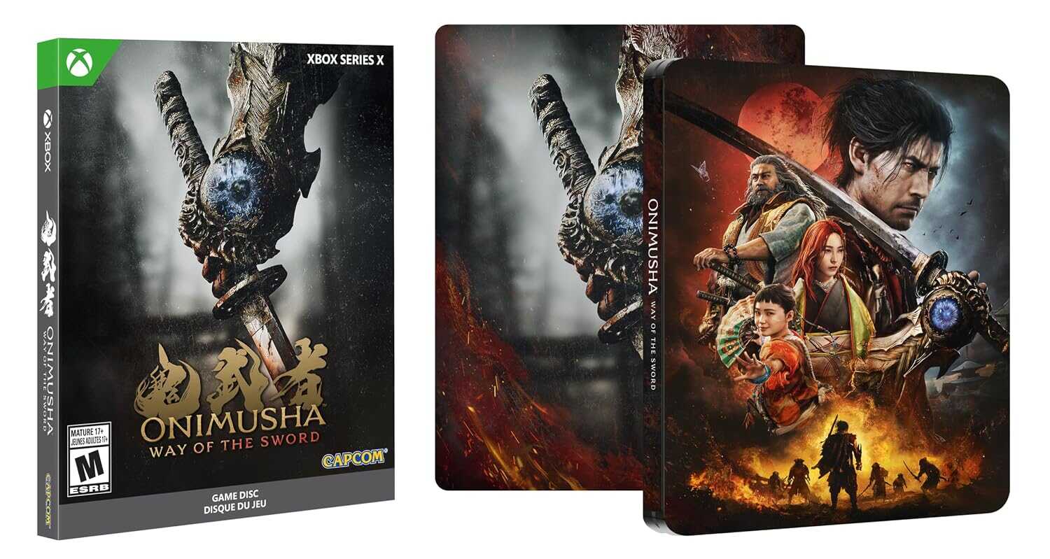 Way of the Sword SteelBook with game art and characters.