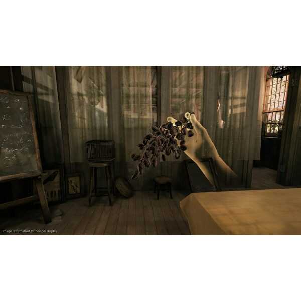 Vintage classroom scene with furniture and natural light, ideal for educational gaming environments.