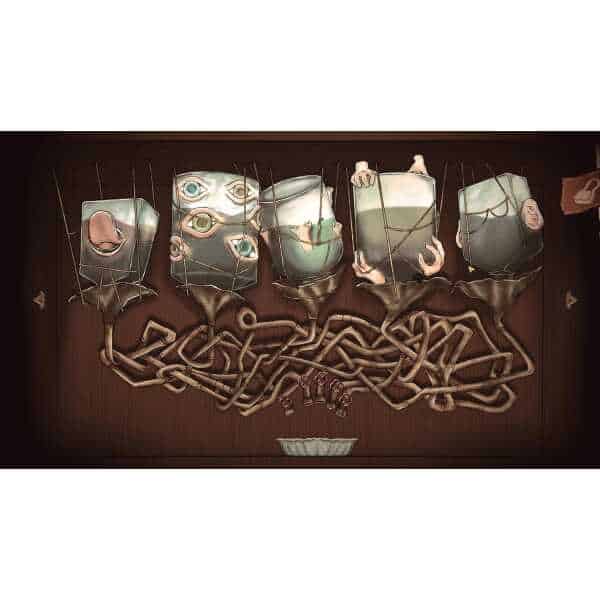 Artistic installation of vintage television sets with surreal elements for Tales From Candleforth.