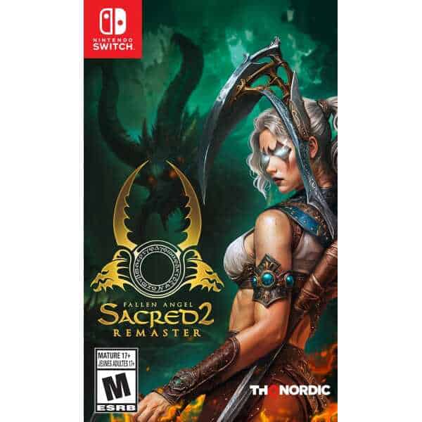 Fallen Angel Sacred 2 Remaster game cover with dark fantasy character.