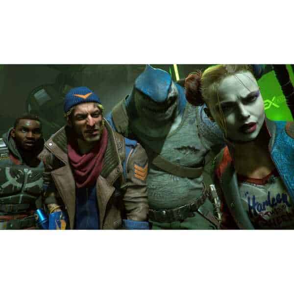 Group of diverse, detailed video game characters in a dynamic scene.