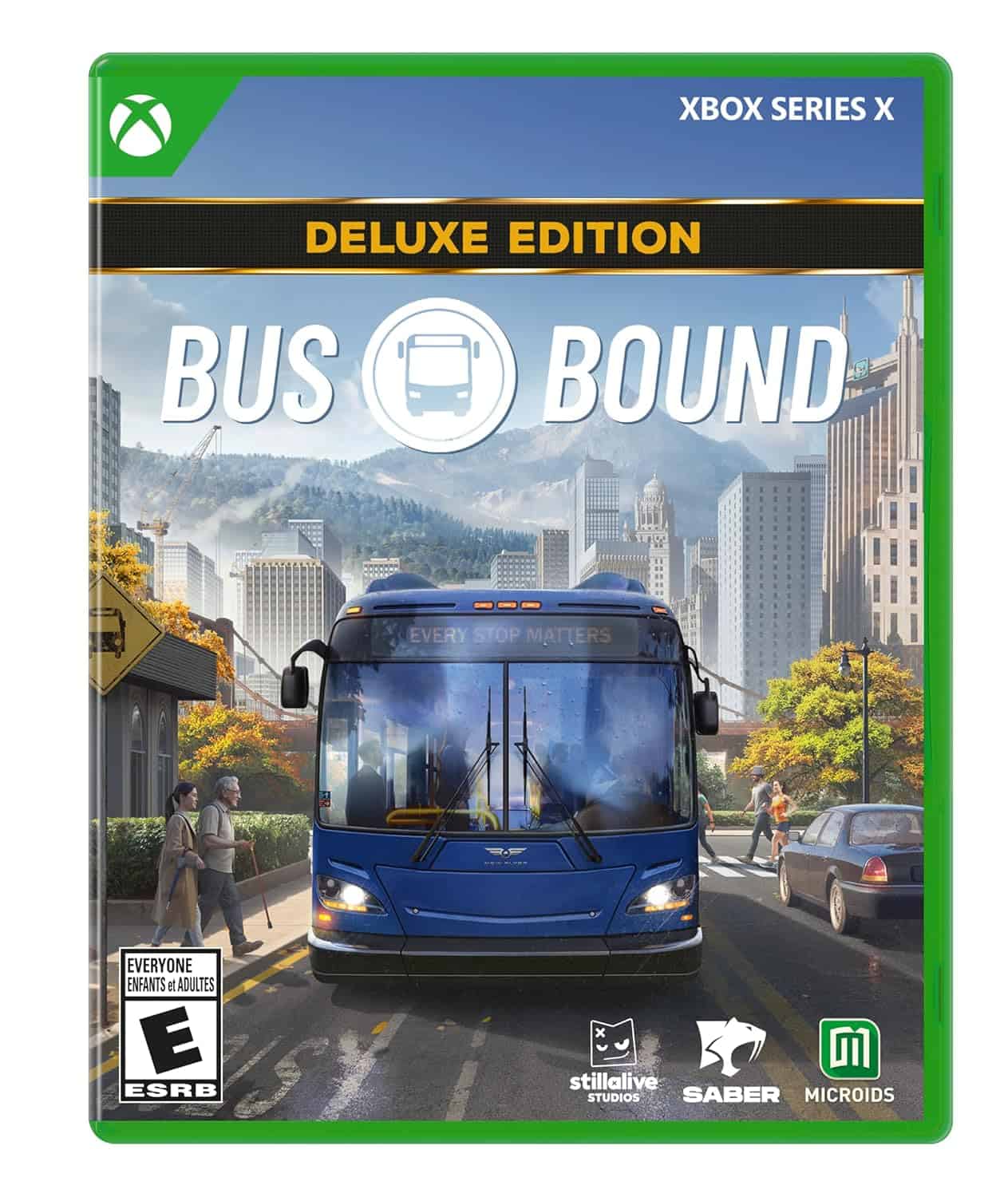 Bus Bound Deluxe Edition - Exciting city bus simulation game for Xbox Series X.