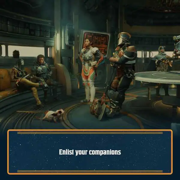 Enlist your companions in The Outer Worlds 2 Standard Edition game.