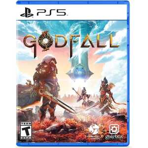 God of War Ragnarok PS5 game cover with Norse mythology characters and epic landscape.