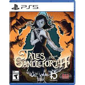 Tales From Candleforth game cover with a girl in a dark dress and spooky background.