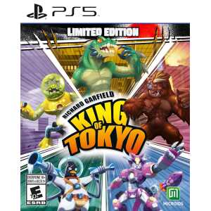 Limited edition King of Tokyo game with colorful monster characters.