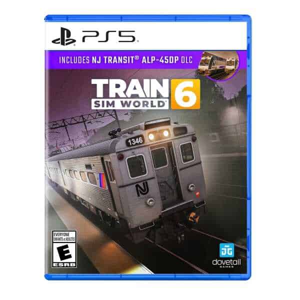 Train Sim World 6 train simulation game for PS5 with NJ Transit DLC.