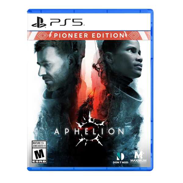 PS5 Aphelion Pioneer Edition game cover with futuristic characters and sci-fi design.