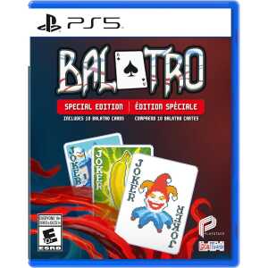Balatro Special Edition game cover with joker cards for PS5.