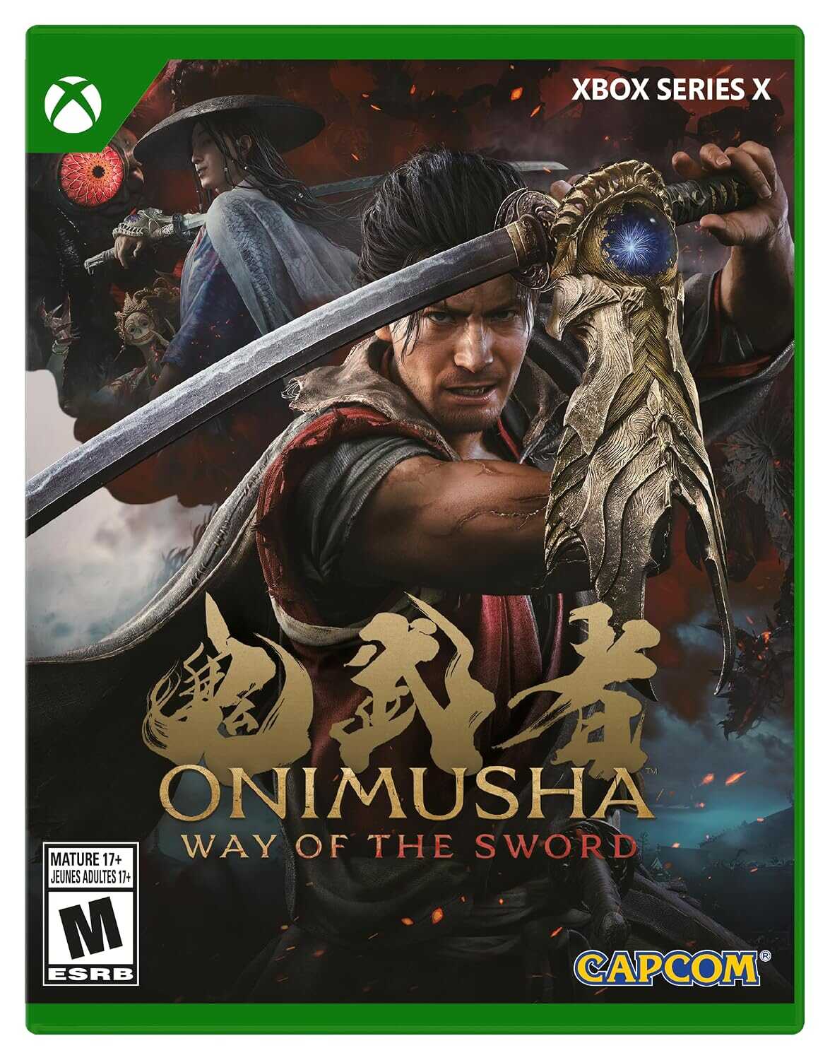 Way of the Sword Xbox Series X game cover with samurai warrior.