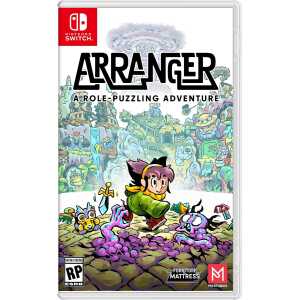 Colorful game cover for Arranger: A Role-Puzzling Adventure on Nintendo Switch.