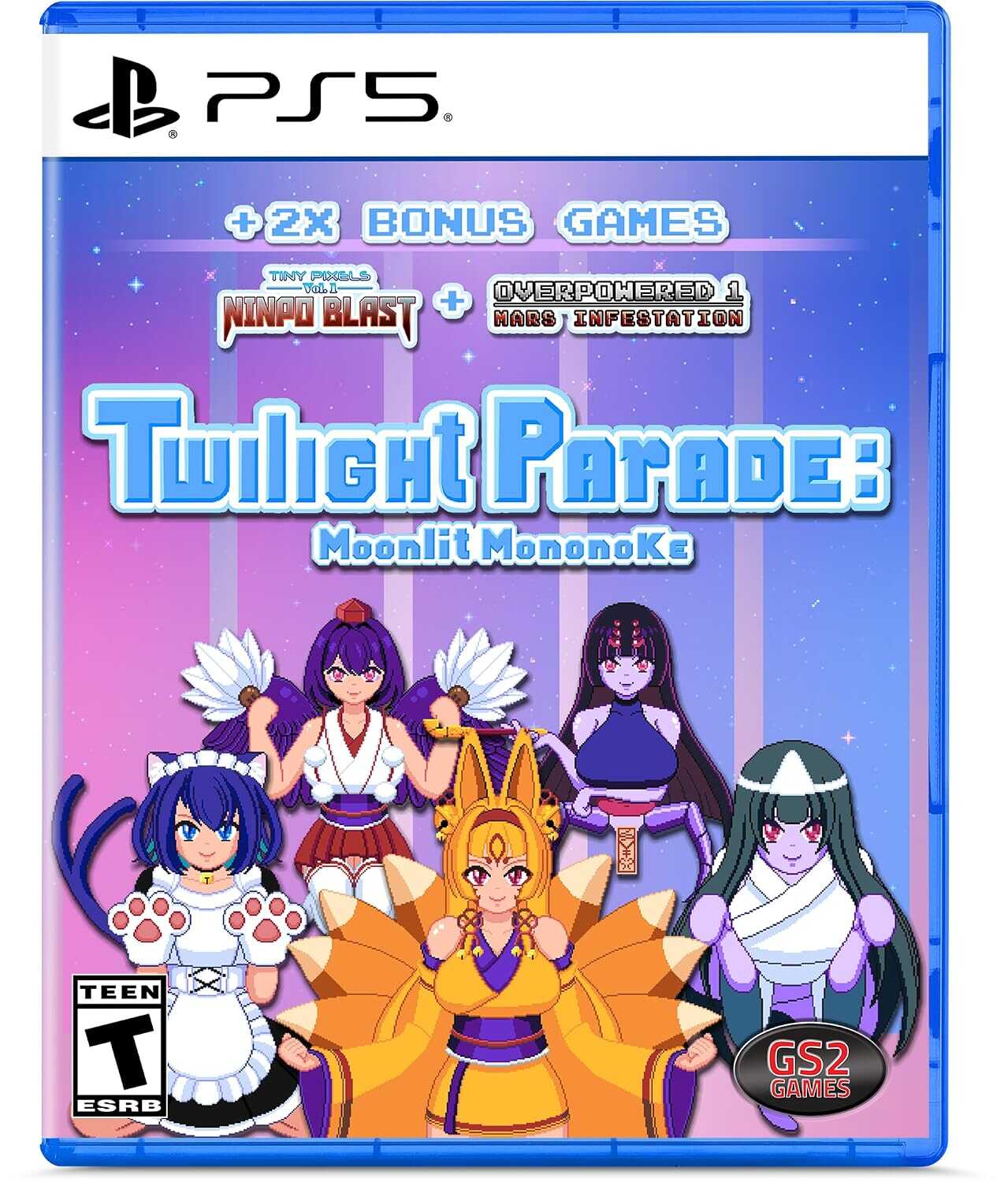 Gameware Twilight Parade: Moonlit Mononoke game cover with anime characters.