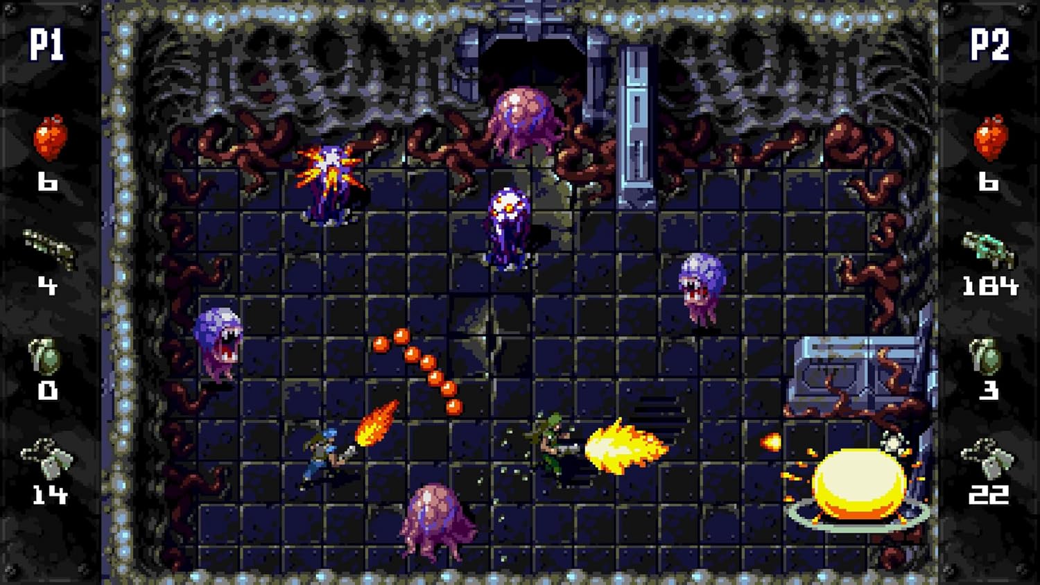 Classic arcade alien shooter game with vibrant pixel art and intense gameplay.