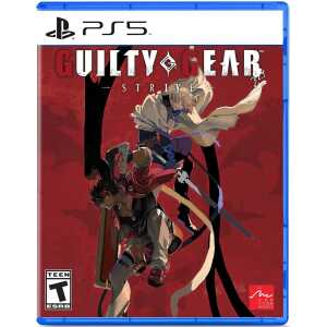 Guilty Gear Strive PS5 game cover featuring dynamic characters in combat pose.