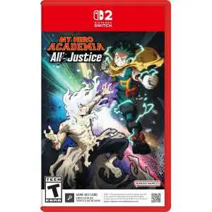 Nintendo Switch game cover for My Hero Academia: All Might's Justice.