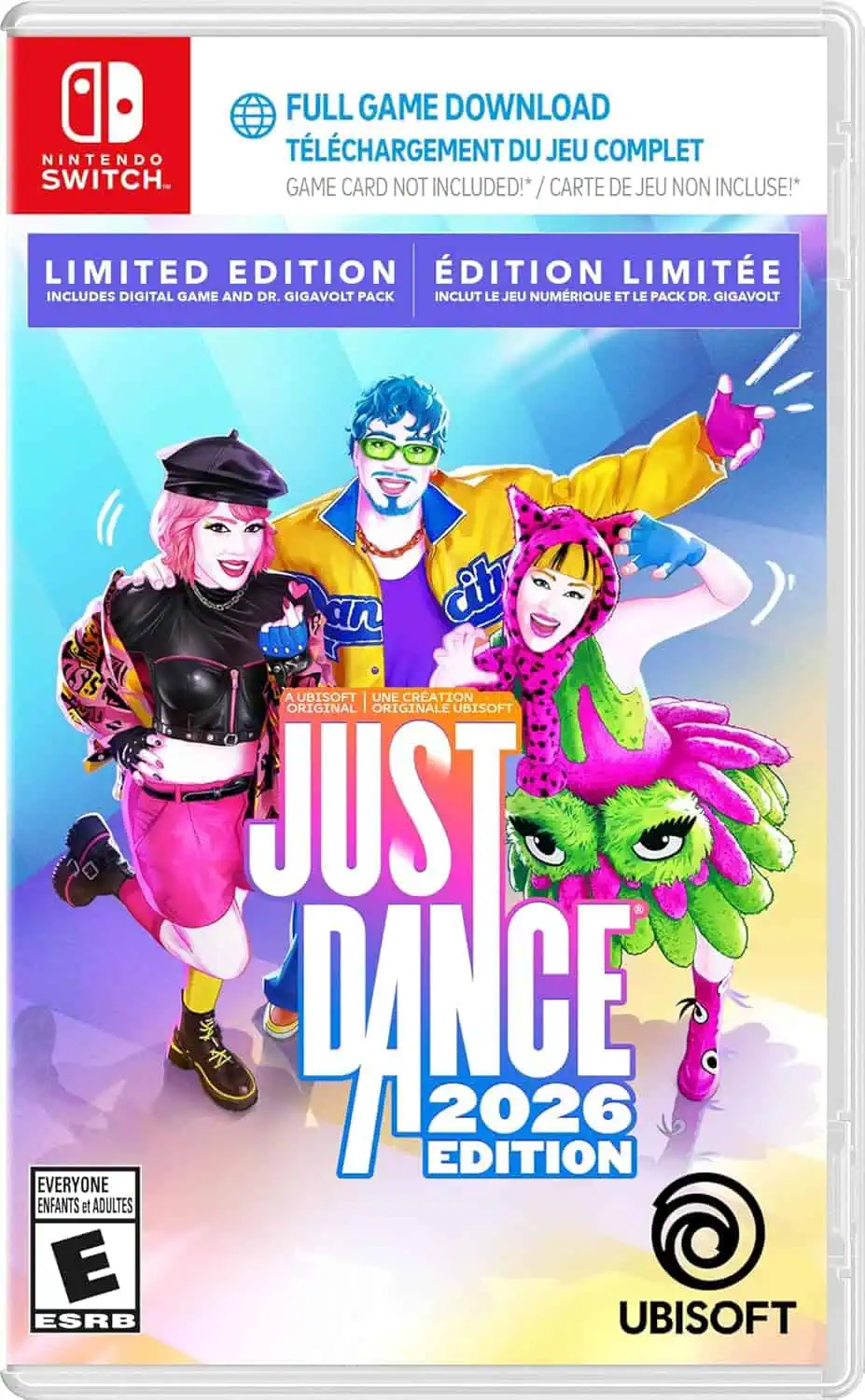 Limited Edition Just Dance 2020 for Nintendo Switch with exclusive content.