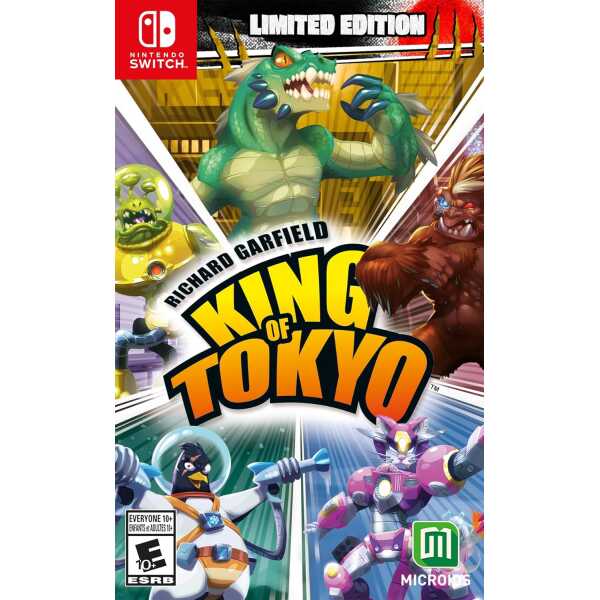Limited Edition King of Tokyo game for Nintendo Switch with vibrant monster artwork.