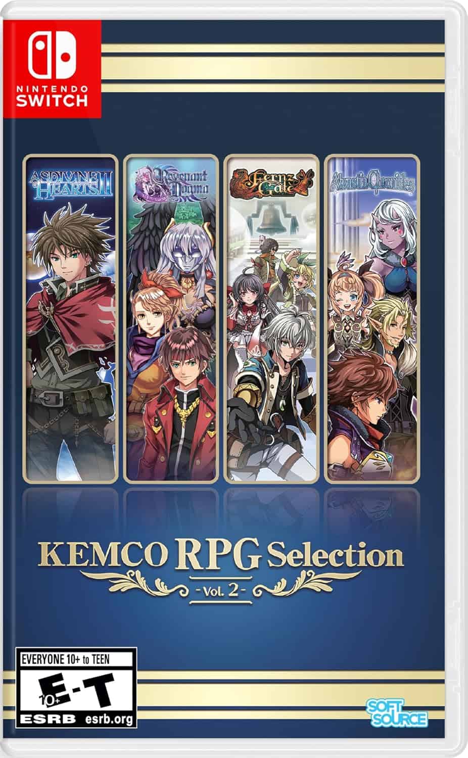 Cover art for KEMCO RPG Selection Vol. 2 on Nintendo Switch.