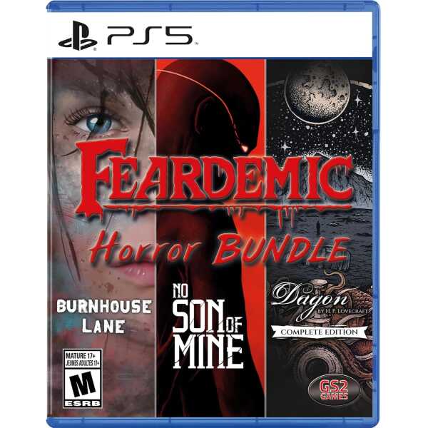 Horror game bundle featuring Burnhouse Lane, No Sona Mine, and Dagon. Perfect for horror fans and ga.