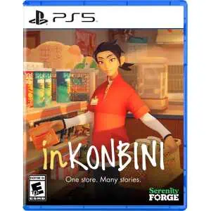 InKONBINI game cover for PS5 with store scene and character.