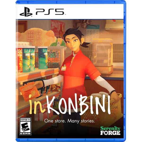 InKONBINI game cover for PS5 with store scene and character.