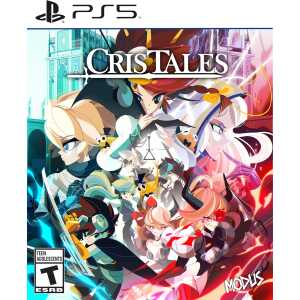 Vibrant illustration of characters from Crystals, a fantasy adventure game for PS5.