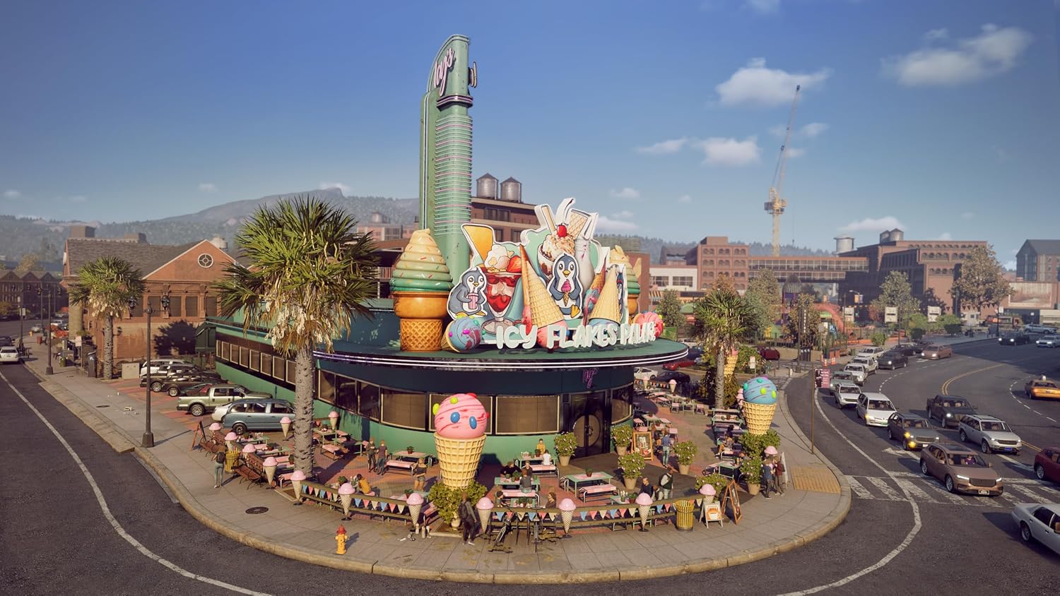 Bus Bound Deluxe Edition game cover with colorful ice cream and carousel design.