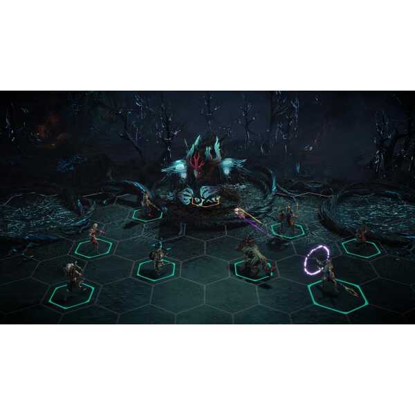 Strategic fantasy game with dark, mystical battlefield and powerful characters.