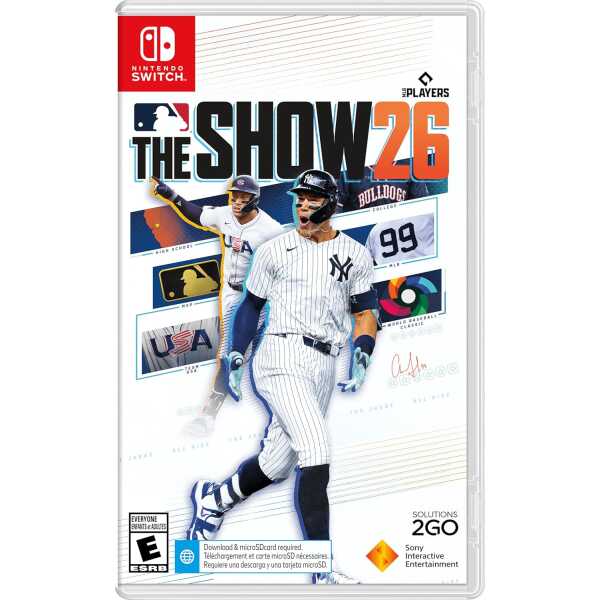 High-quality image of MLB The Show 26 game cover featuring New York Yankees player.