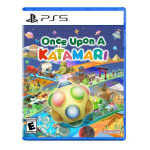 Gameware "Once Upon A Katamari" PS5 game cover with colorful characters and scenes.