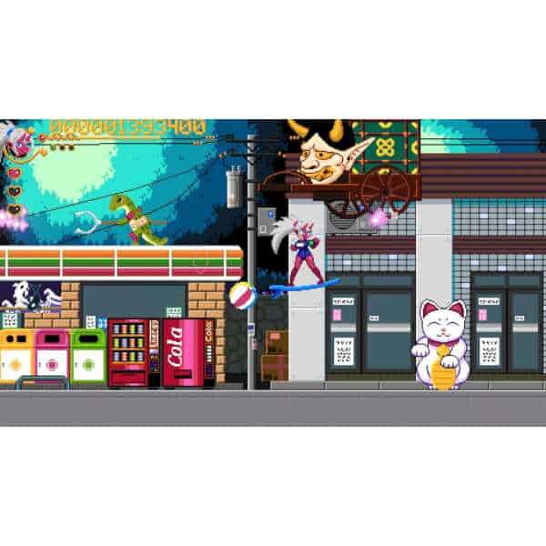 Colorful pixel art scene from Twilight Parade: Moonlit Mononoke game.