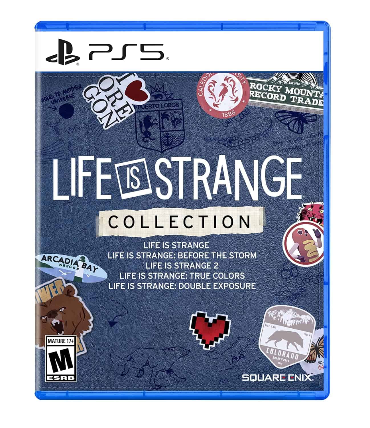 Life is Strange Collection game for PS5 with artwork and logo.