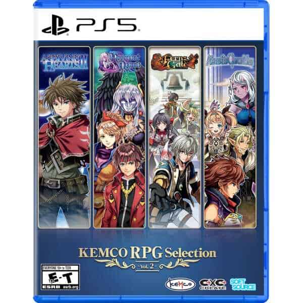 KEMCO RPG Selection Vol. 2 for PlayStation 5 featuring popular role-playing games.