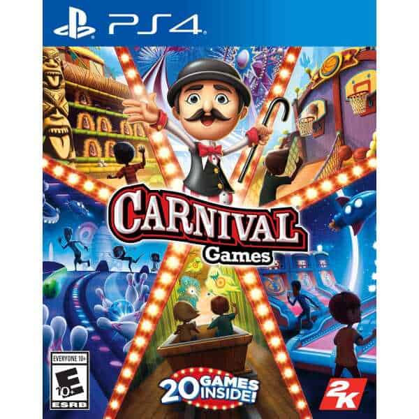 Fun carnival-themed amusement park with rides and games for all ages.