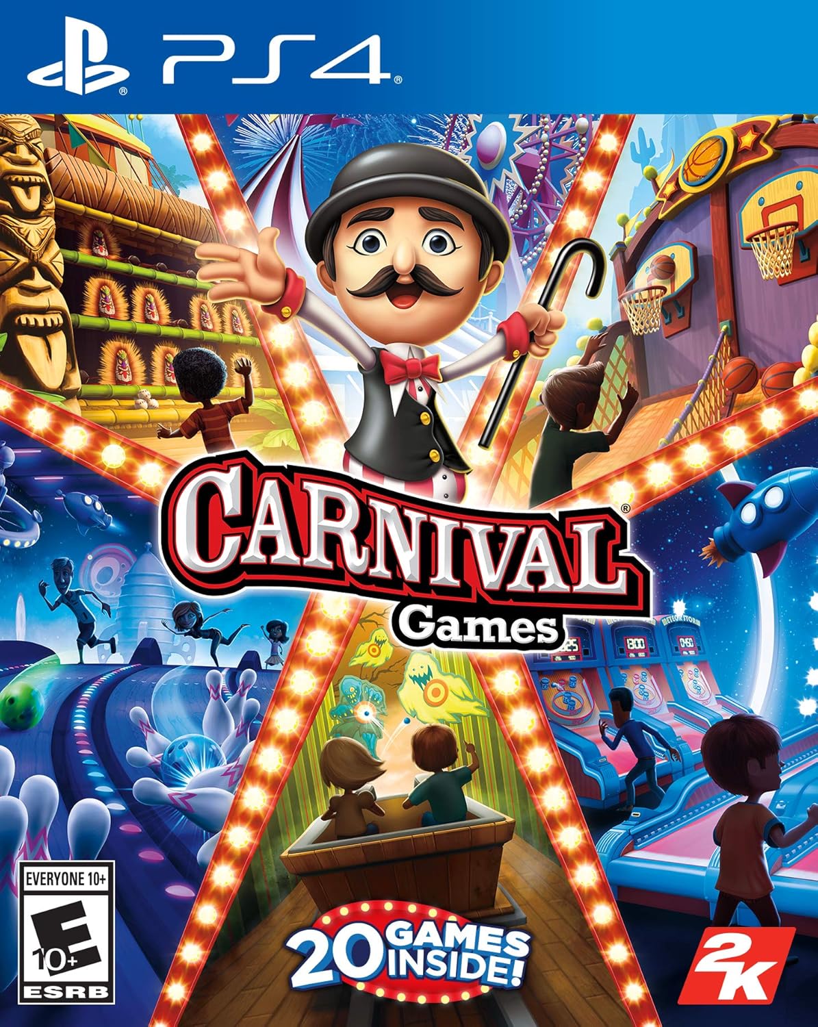 Fun carnival-themed amusement park with rides and games for all ages.