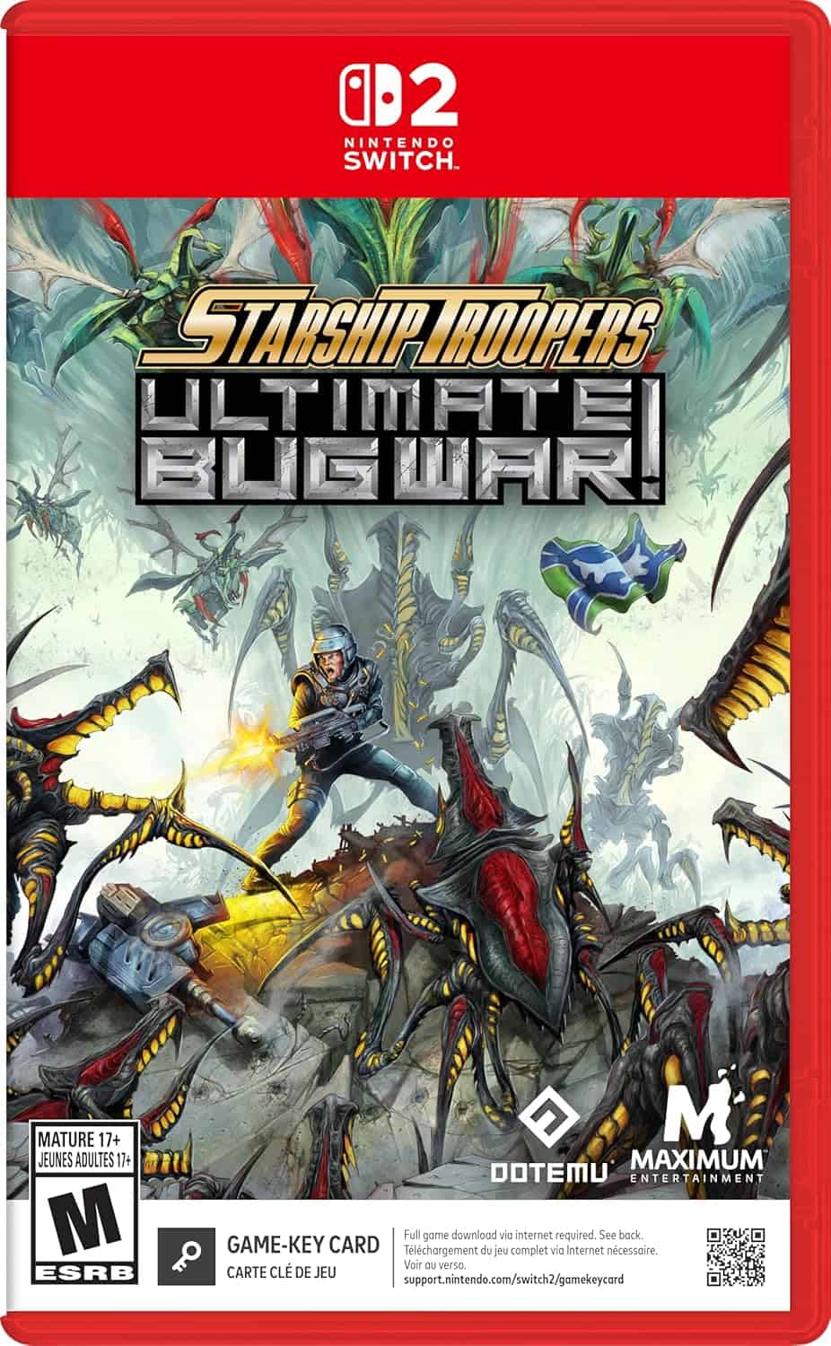 Ultimate Blowout Nintendo Switch game cover with sci-fi battle scene.