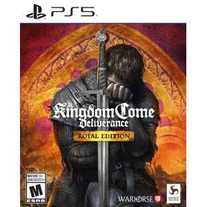 Kingdom Come: Deliverance Royal Edition game cover with knight and sword.