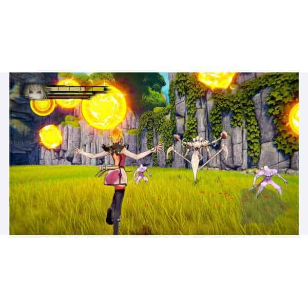 Action scene from Anima Gate of Memories I & II Remaster with character battling enemies in vibrant.