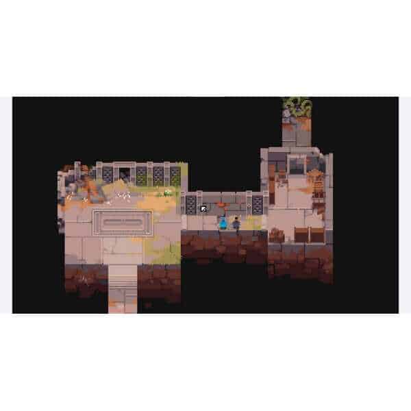 Pixel art scene of Arco from Gameware game.