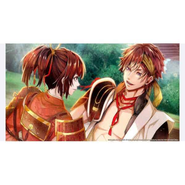 Characters from Birushana: Winds of Fate in a lush outdoor setting.