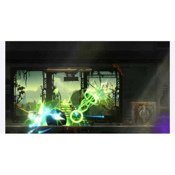 Gameplay screenshot from BlazBlue Entropy Effect X showcasing intense combat scenes.