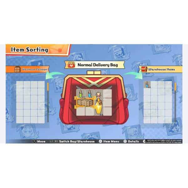 In-game screenshot of Calamity Angels delivering items in Gameware.