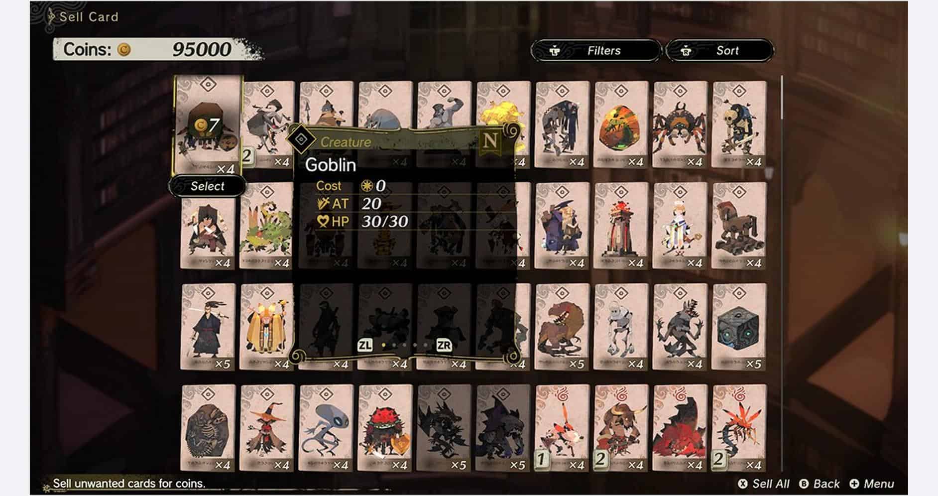 Enchanting goblin character card from Gameware's digital card collection.
