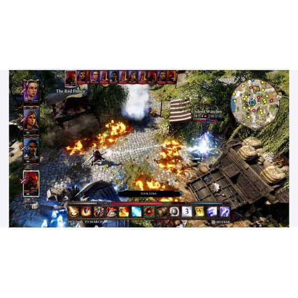 Gameplay screenshot from Divinity: Original Sin II - Definitive Edition showing combat scene.
