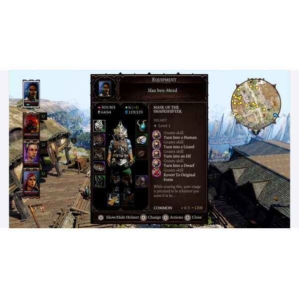 In-game screenshot of Divinity: Original Sin II - Definitive Edition showing character equipment and.