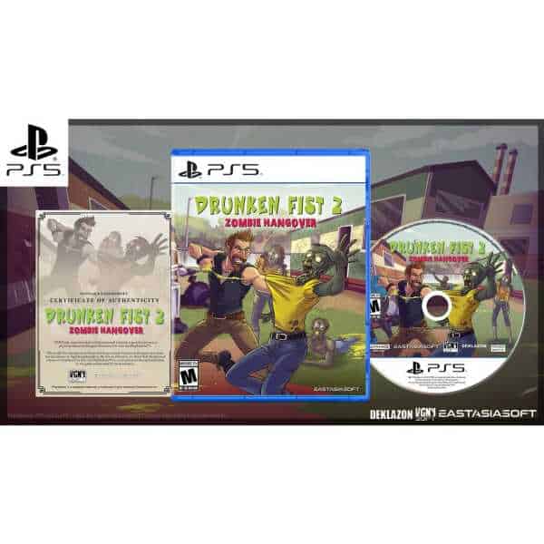 Zombie Hangover game cover with characters fighting zombies.
