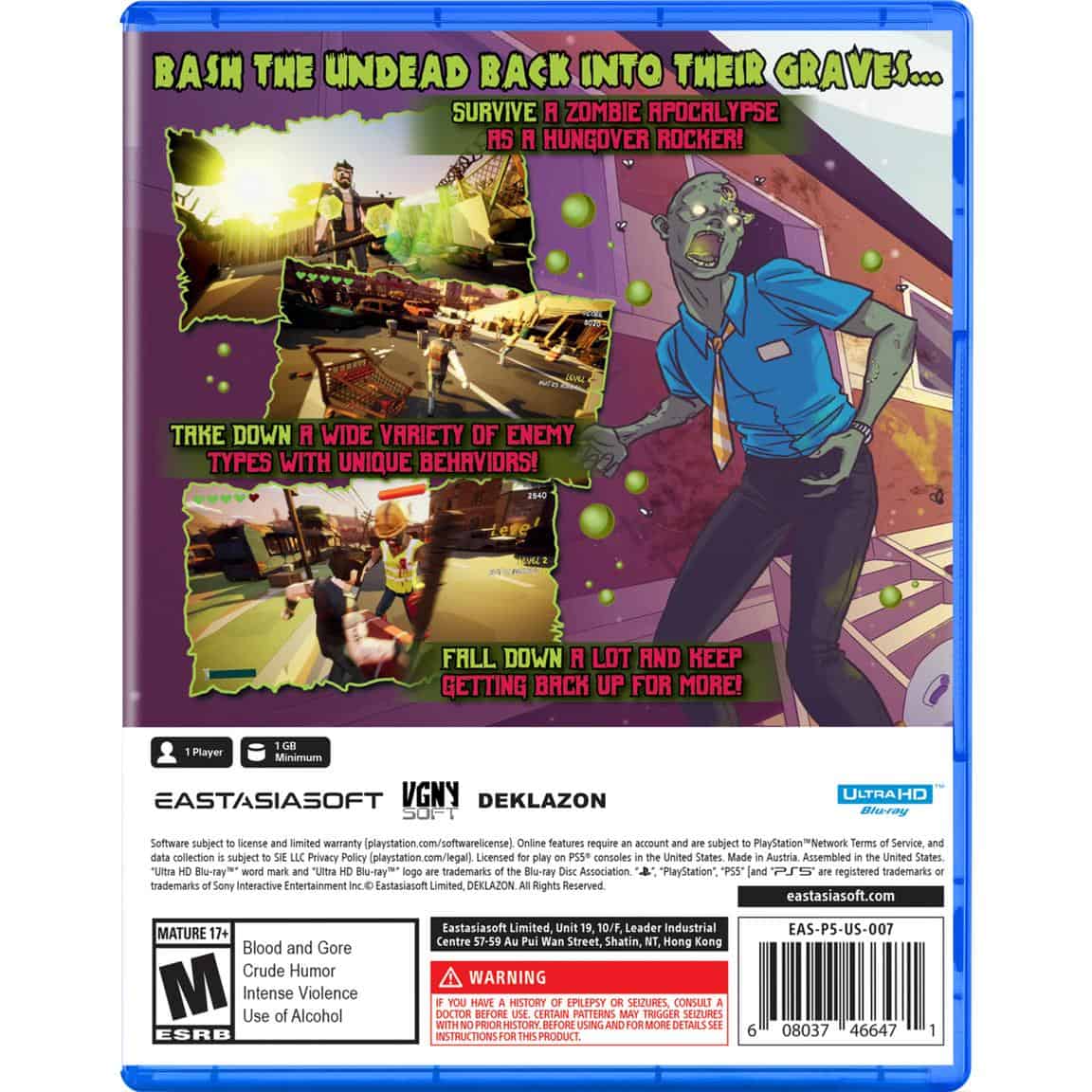 Action-packed zombie game with humorous characters and intense battles.